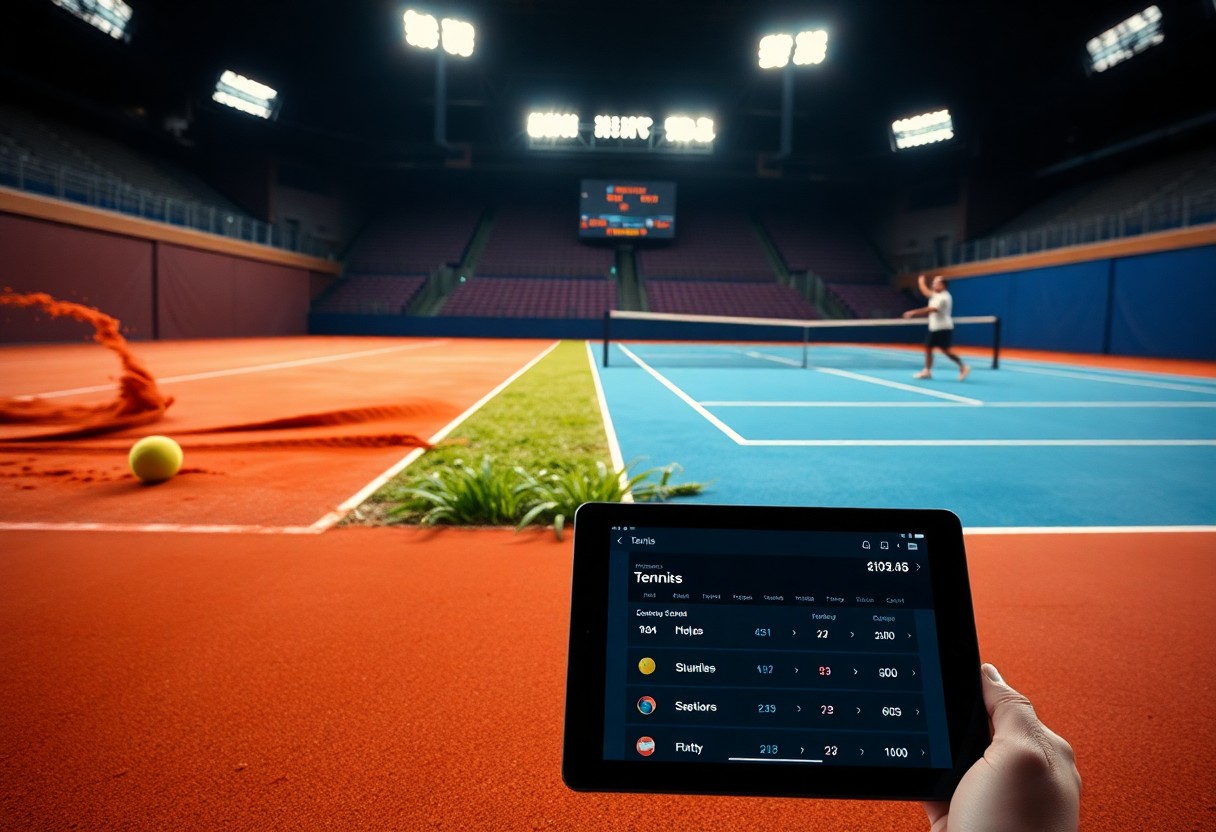 Utjecaj Povr&scaron;ine Terena Na Klađenje Uživo Na Tenis